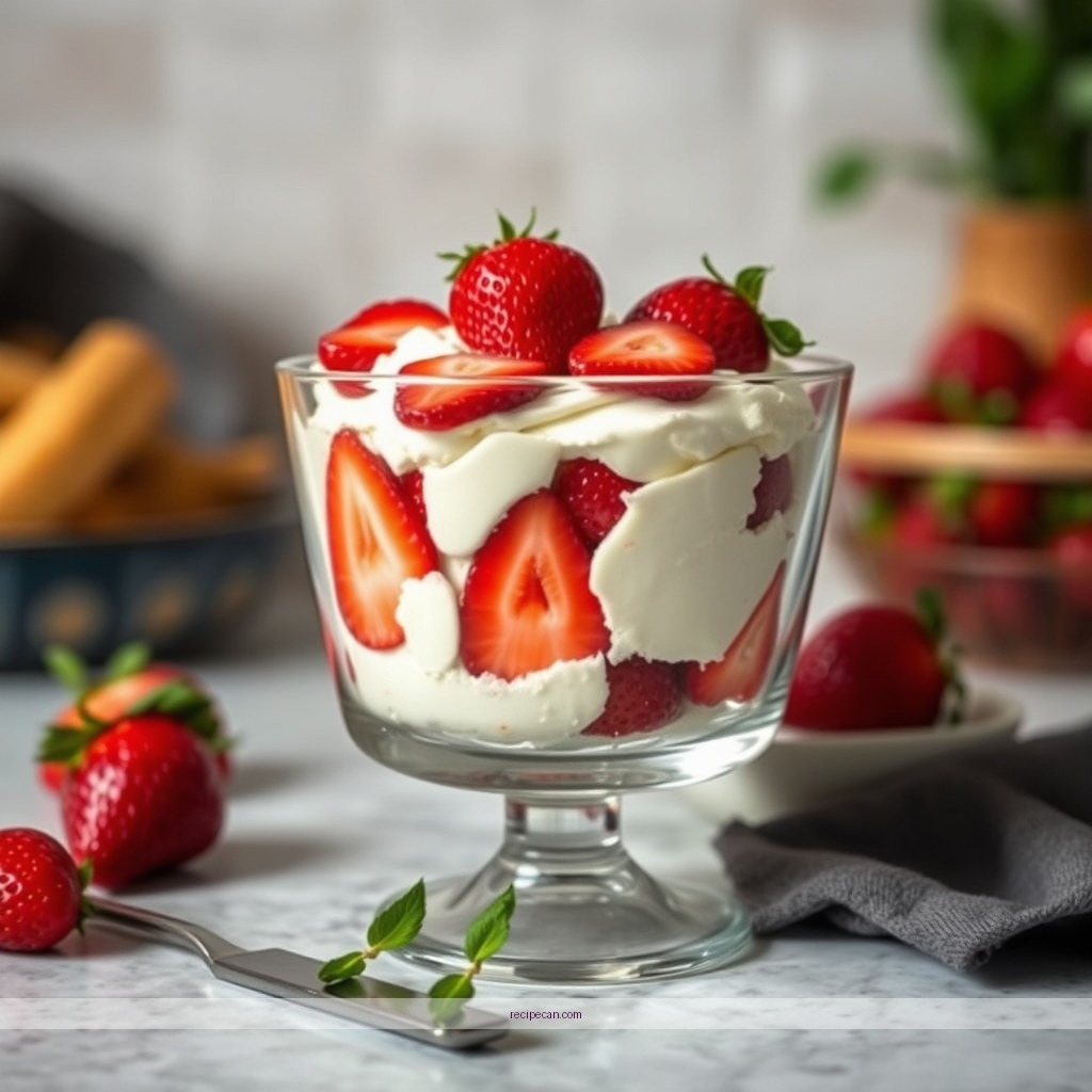 Recipe - recipe for strawberry trifle with cream cheese