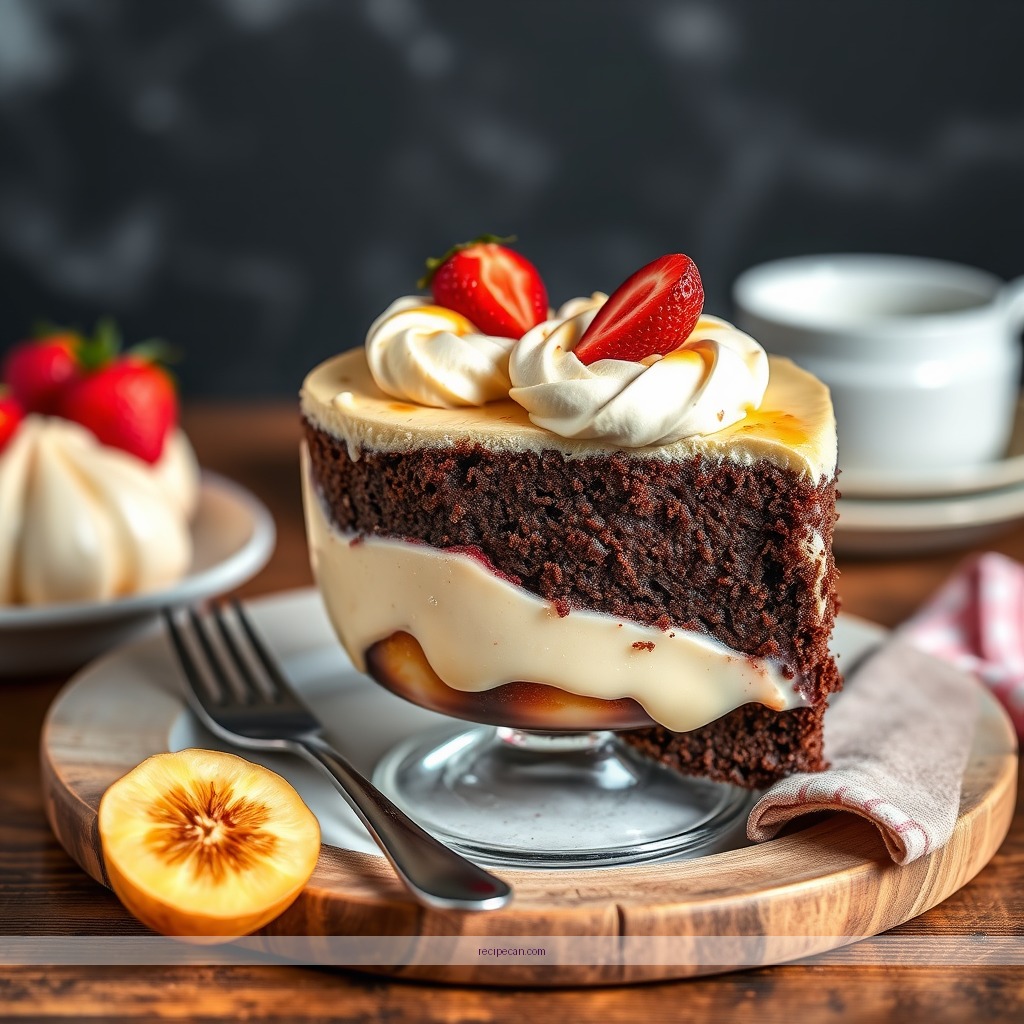 Recipe - recipe for trifle with chocolate cake