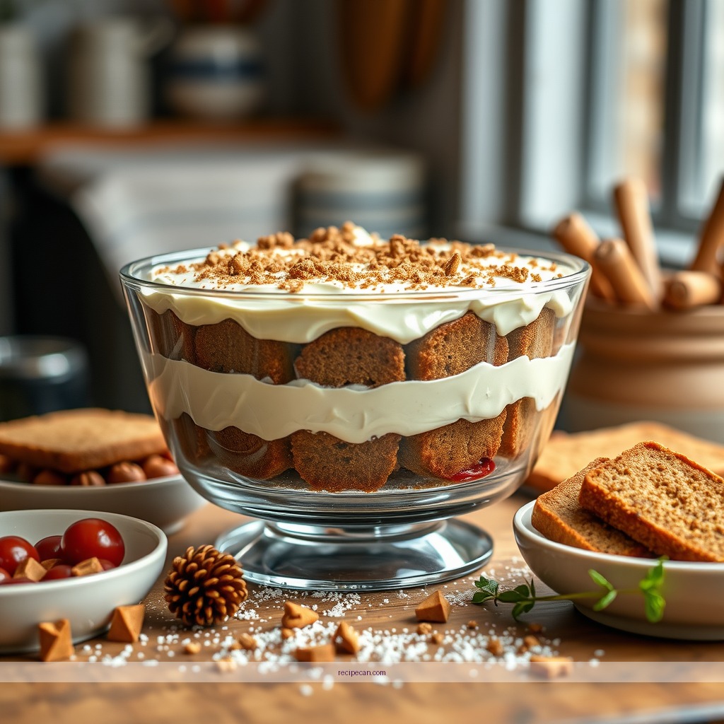 Recipe - recipe gingerbread trifle