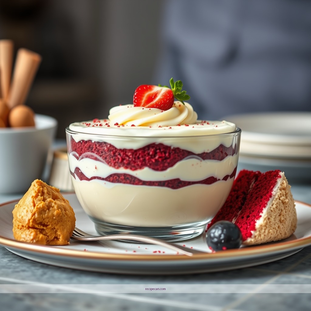 Recipe - red velvet cake trifle dessert recipes