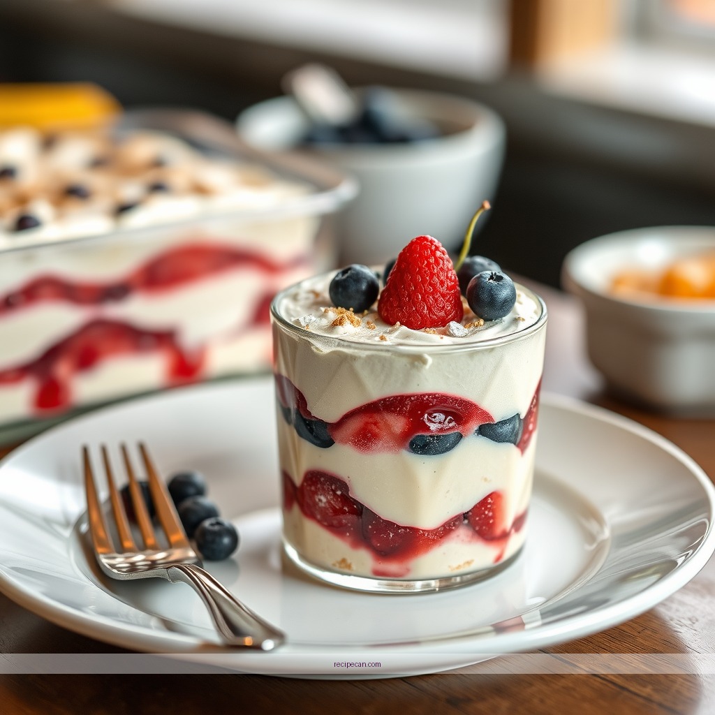 Recipe - red white and blue trifle dessert recipes