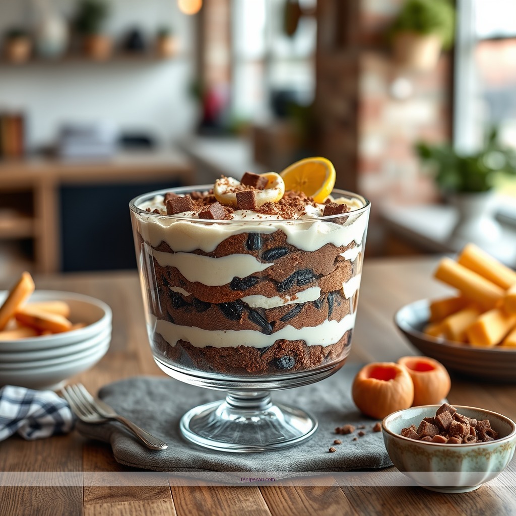 Recipe - baileys chocolate cheesecake trifle recipe