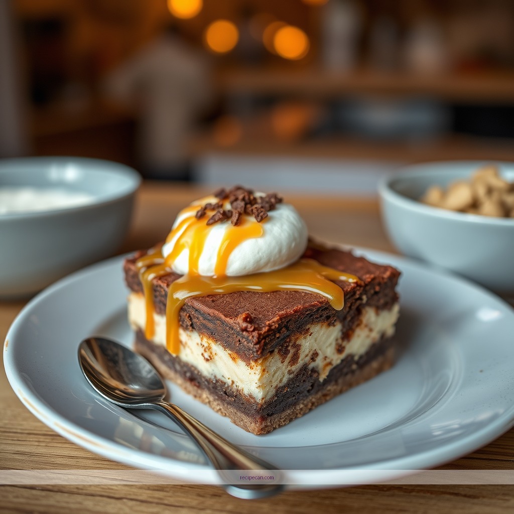 Recipe - caramel cheesecake brownie trifle recipe