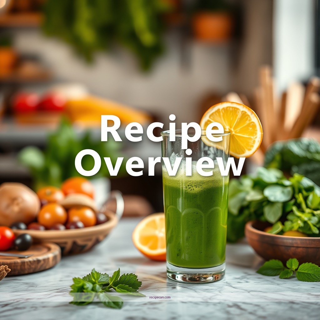 Recipe - green juice recipe