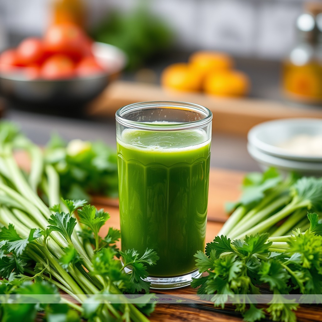 Recipe - celery juice recipe