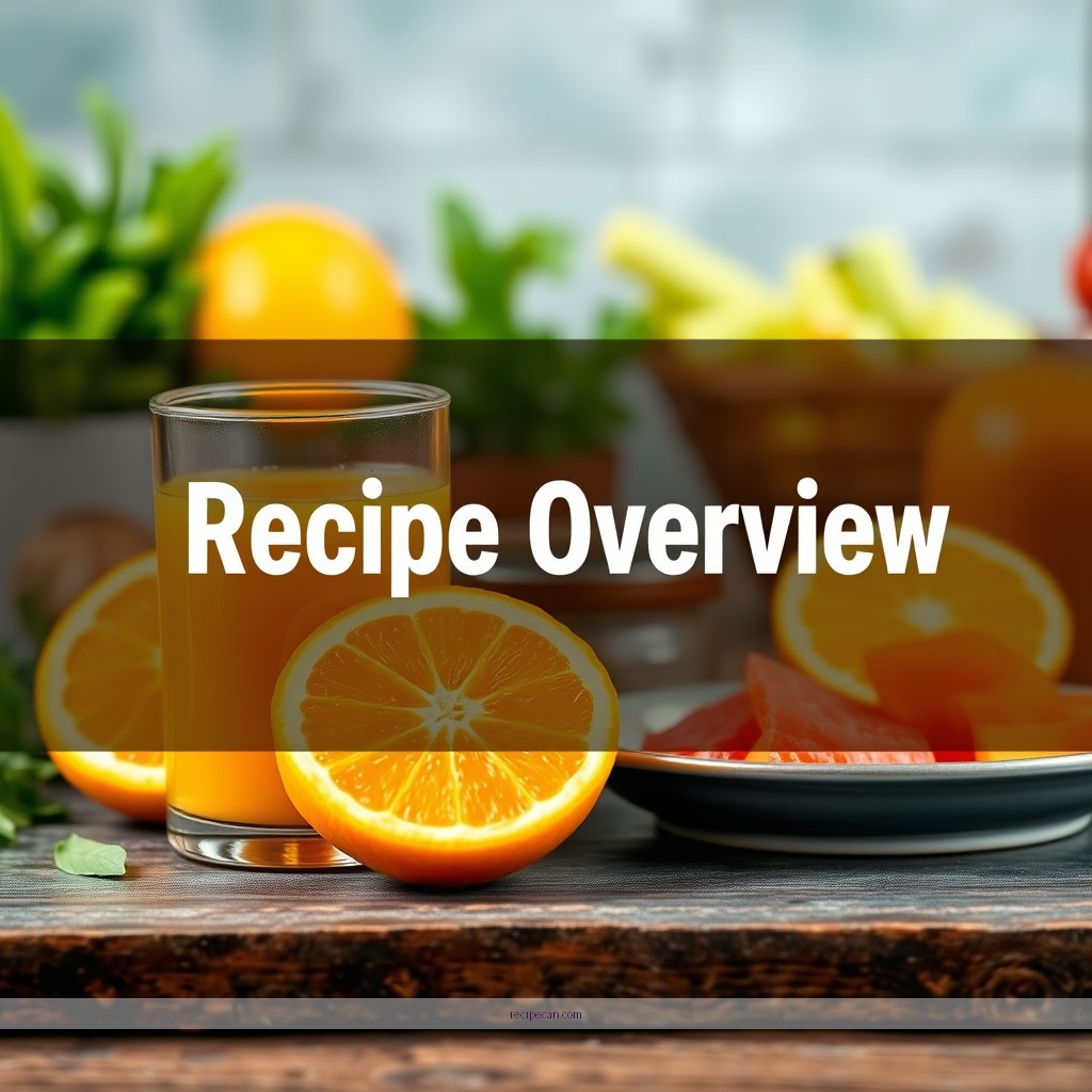 Recipe - orange juice recipe