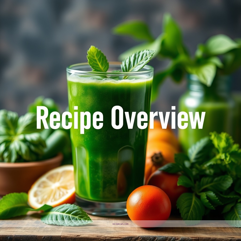 Recipe - green juice recipe for weight loss