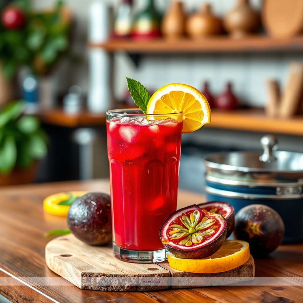 Recipe - passion fruit juice recipe