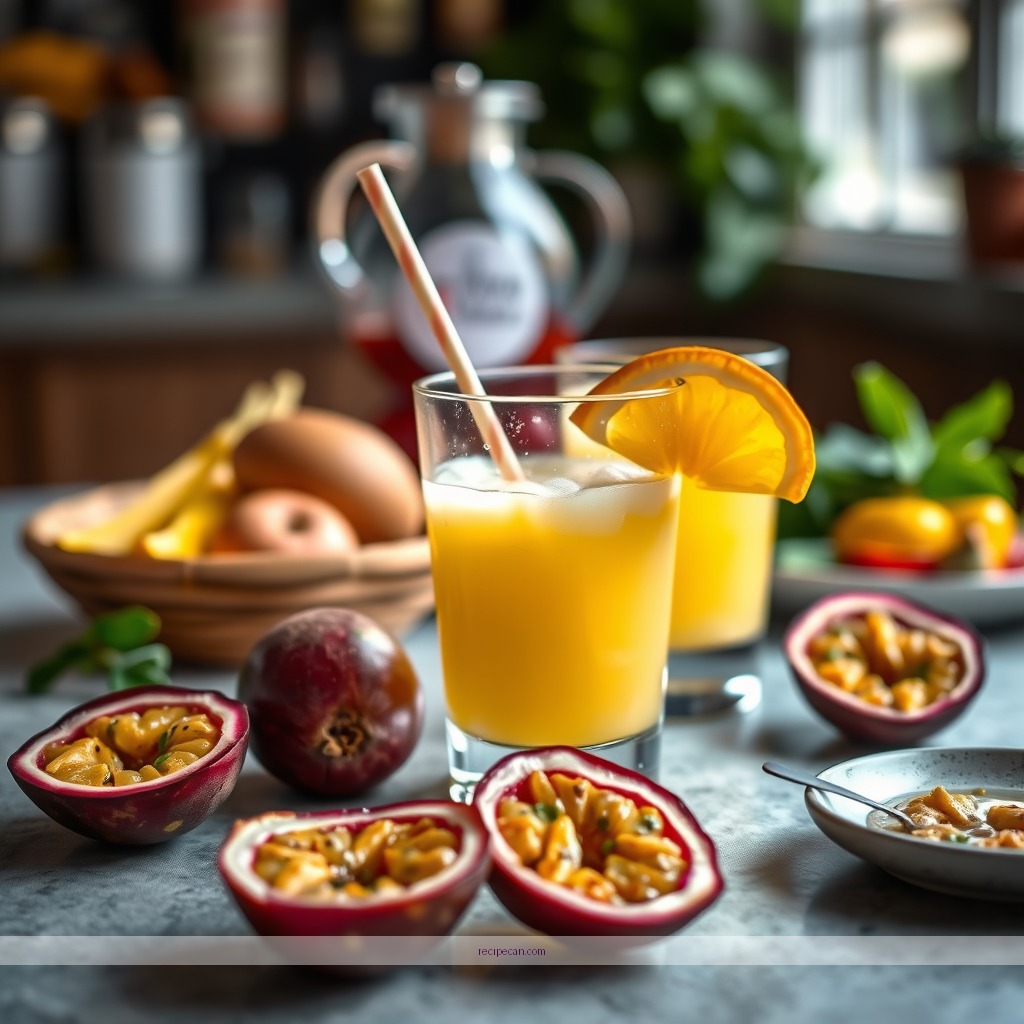 Recipe - recipes with passion fruit juice