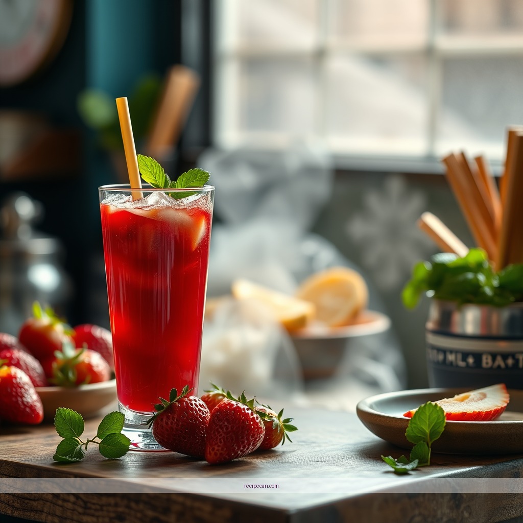Recipe - strawberry juice recipe