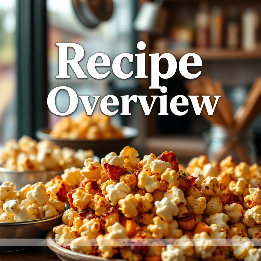 Recipe - savory popcorn recipes