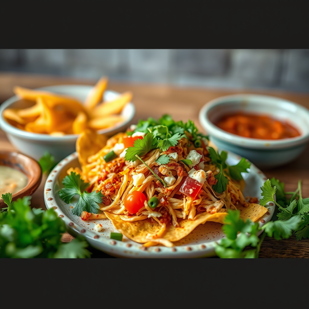 Recipe - shredded chicken nachos recipe