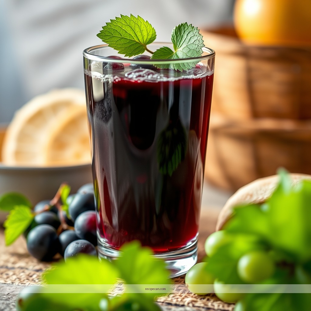 Recipe - recipe of grape juice