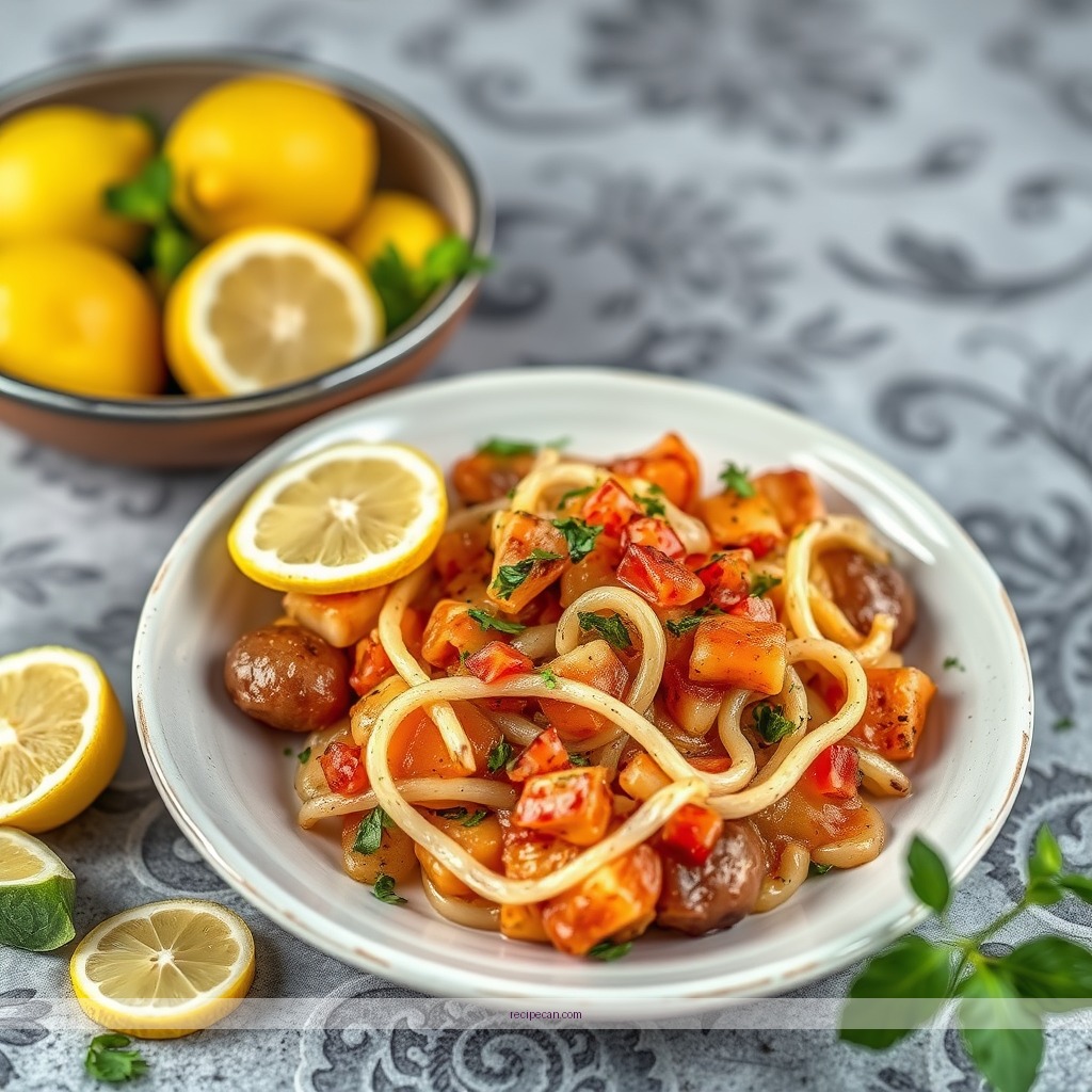 Recipe - recipe with lemon juice