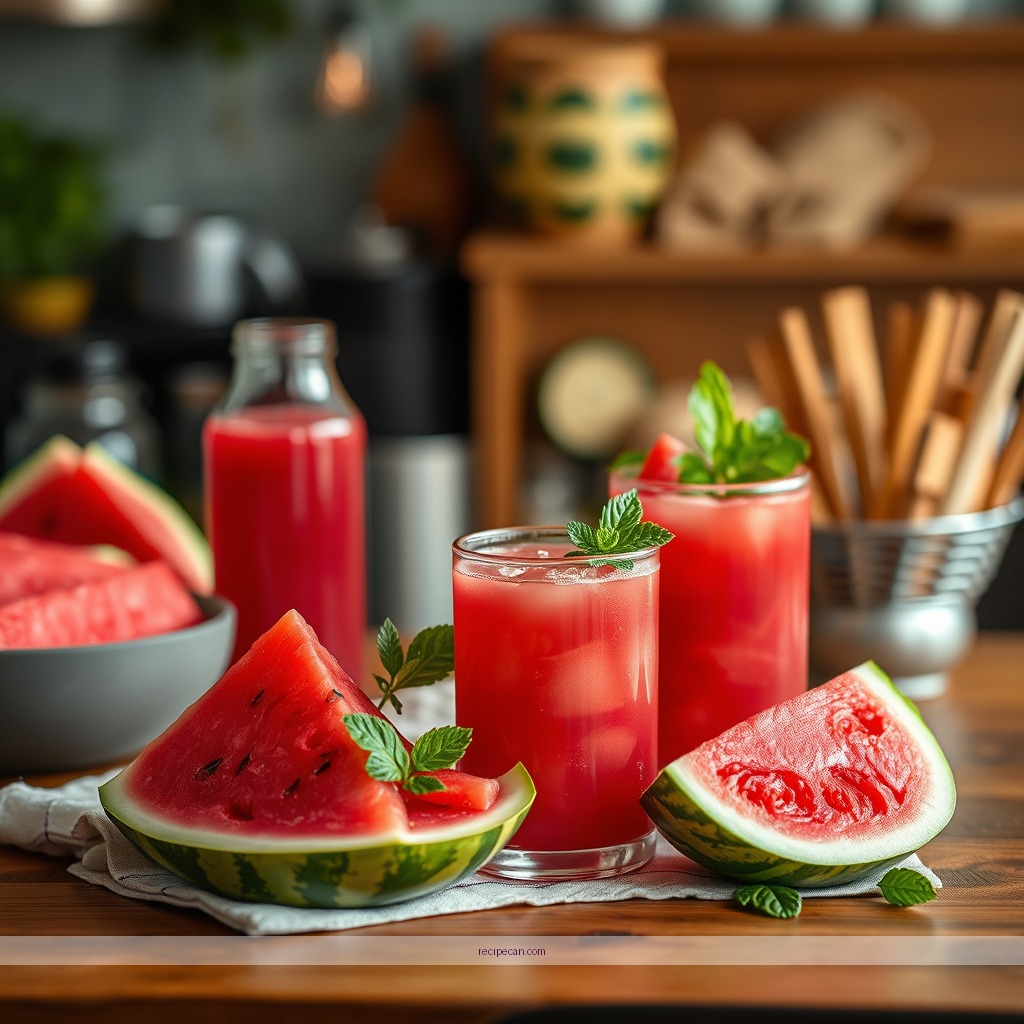 Recipe - watermelon juice recipes