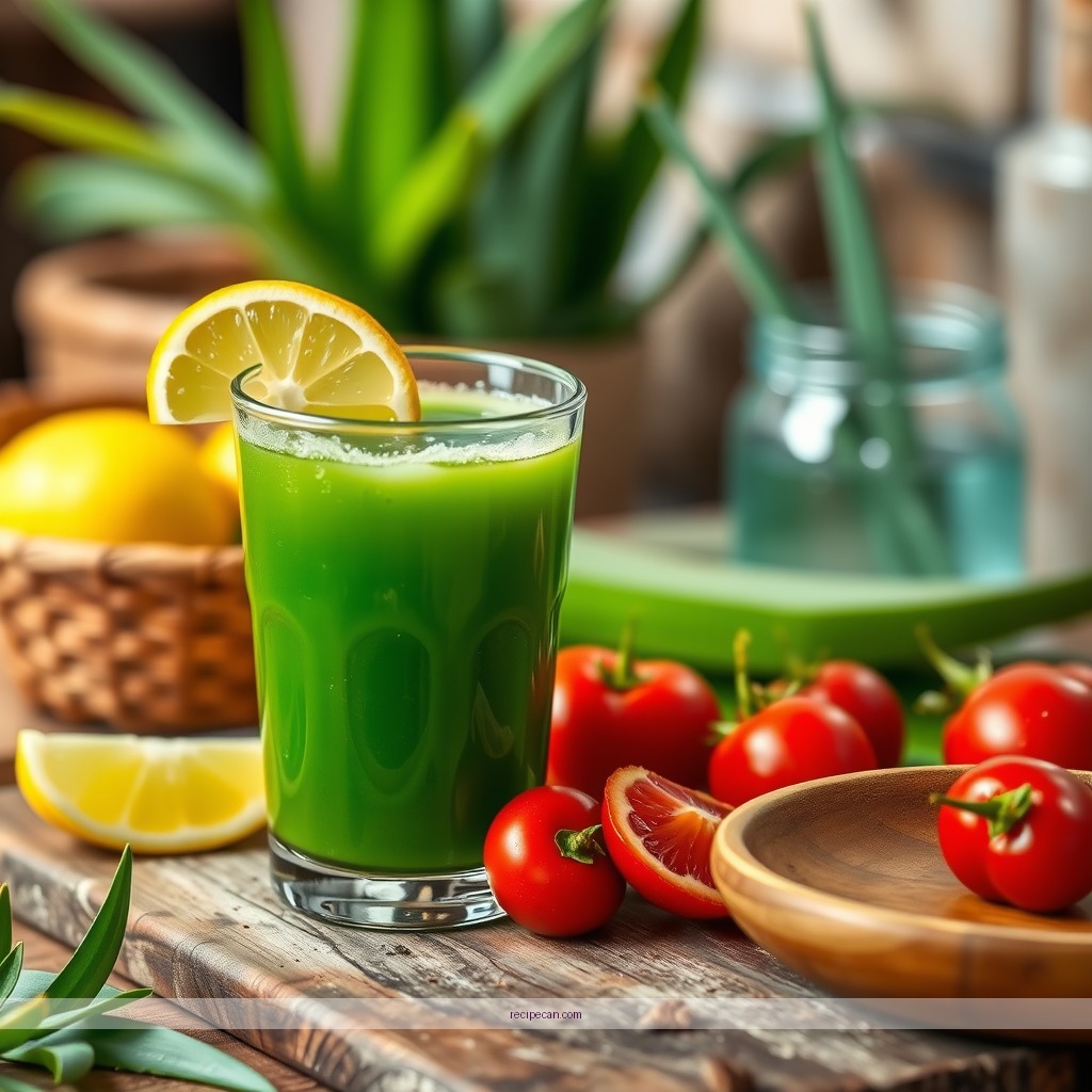 Recipe - aloe vera juice recipe