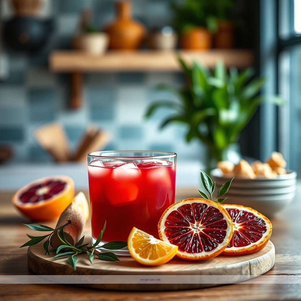 Recipe - blood orange juice recipe