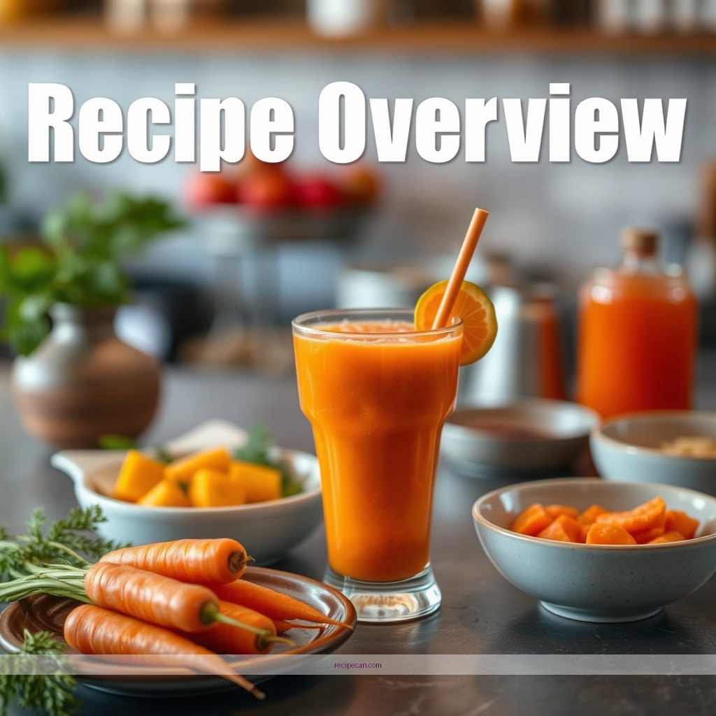 Recipe - carrot juice drink recipe