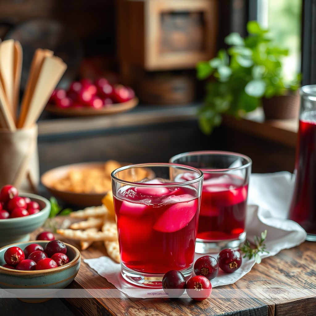 Recipe - cranberry juice recipes