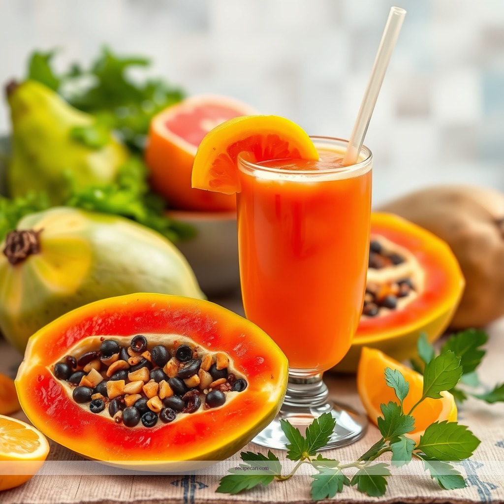 Recipe - papaya juice drink recipes