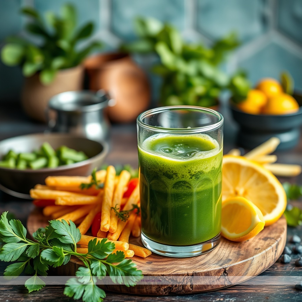 Recipe - mean green juice recipe