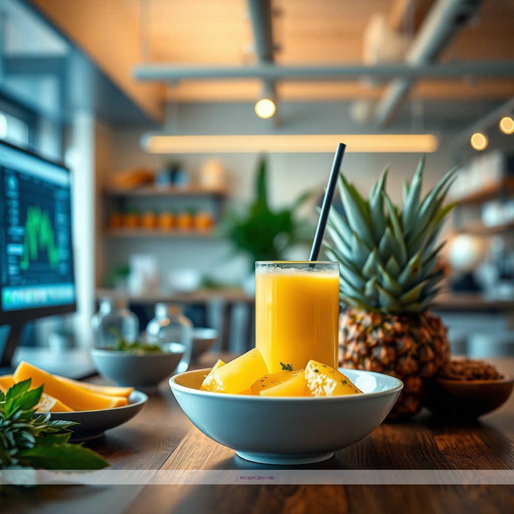 Recipe - pineapple ginger juice recipe