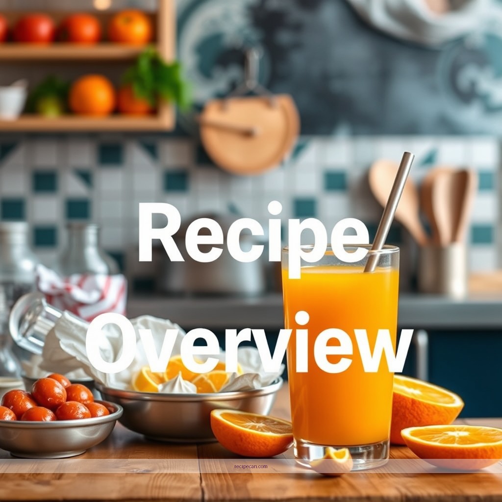 Recipe - recipe for orange juice