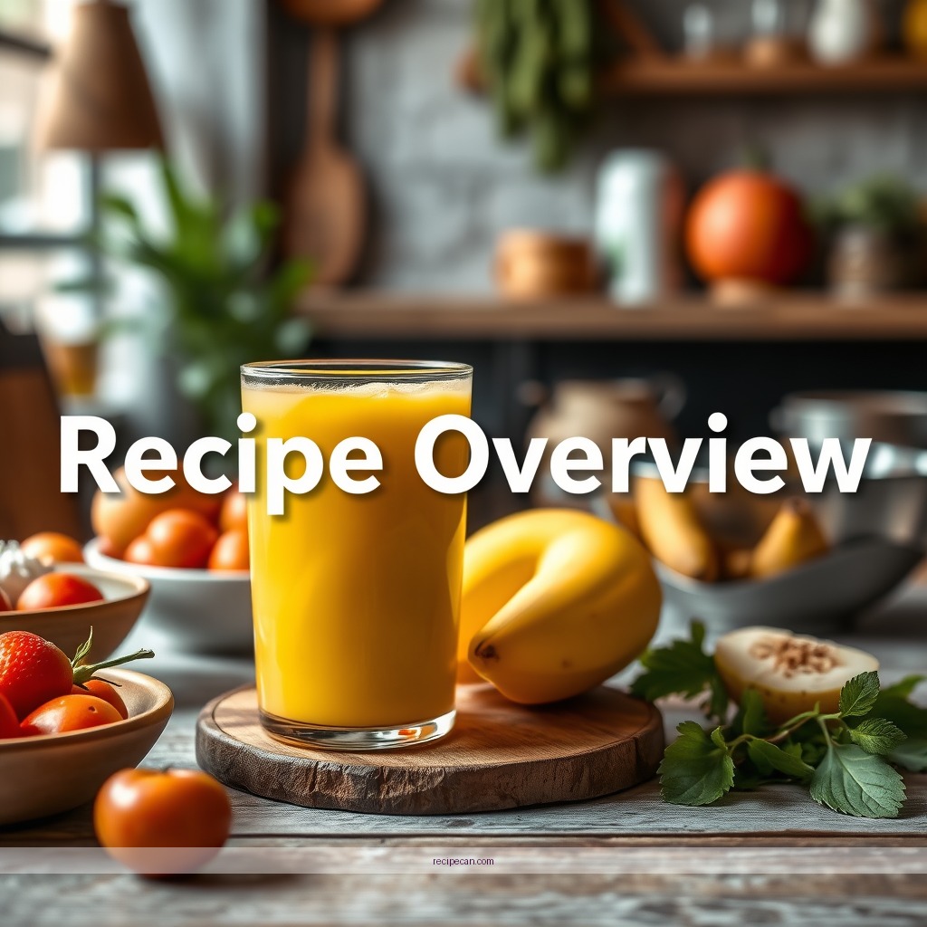 Recipe - banana juice recipe