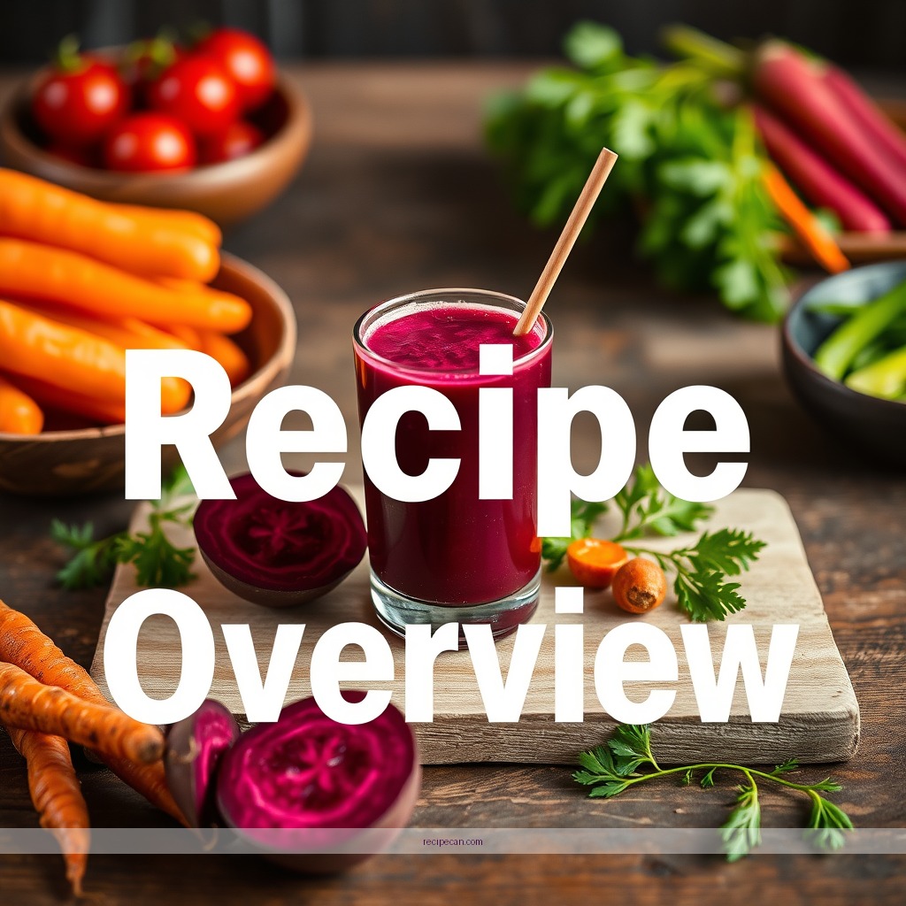 Recipe - beet carrot juice recipe