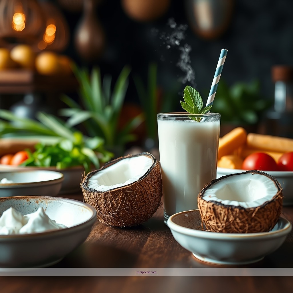 Recipe - coconut juice recipe