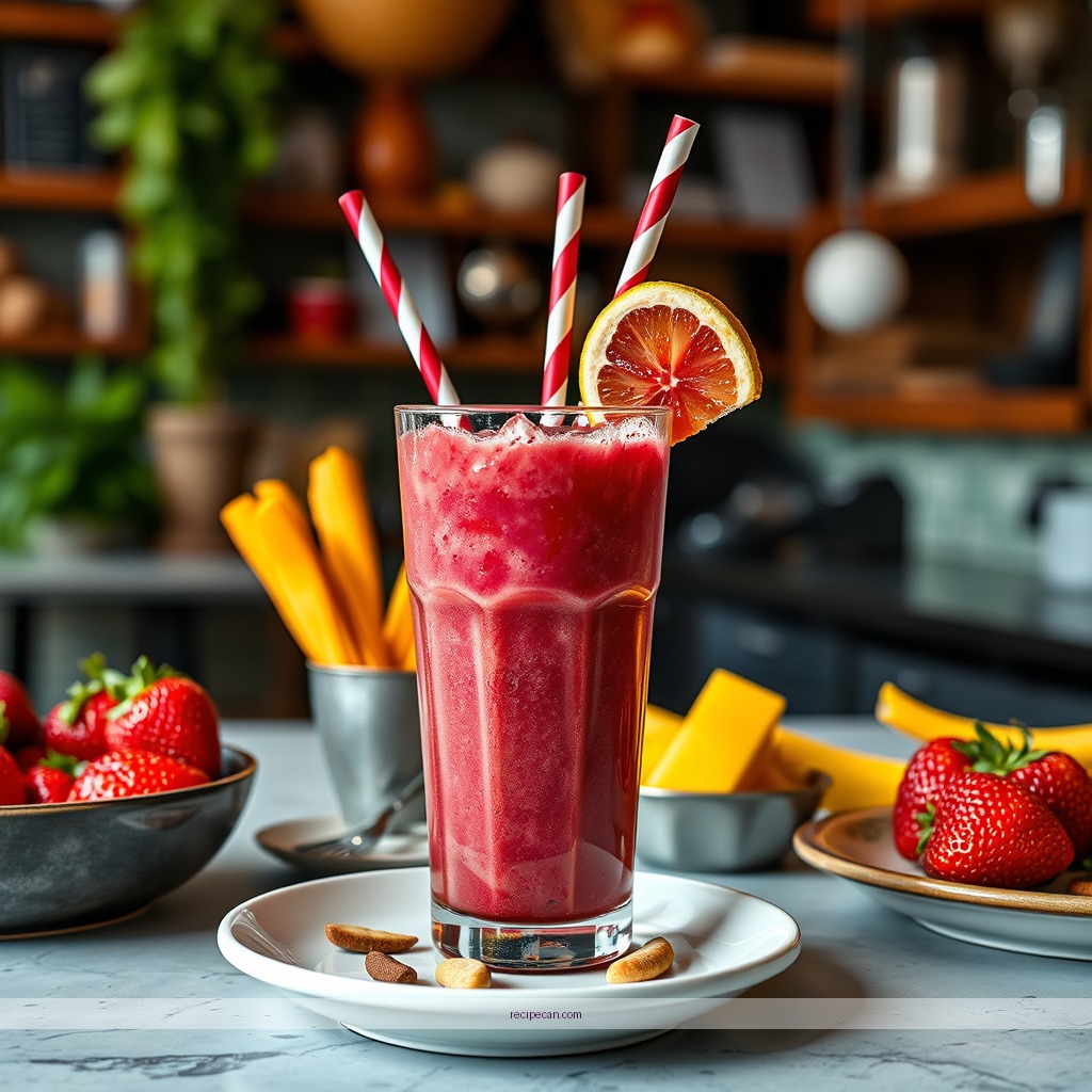 Recipe - jamba juice razzmatazz recipe