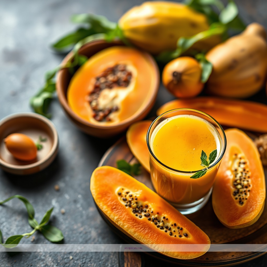 Recipe - papaya recipes juice