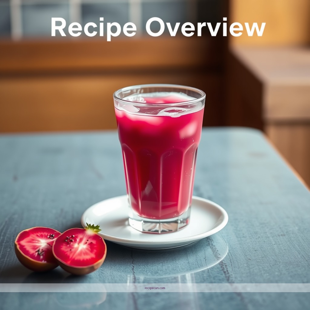 Recipe - prickly pear juice recipe