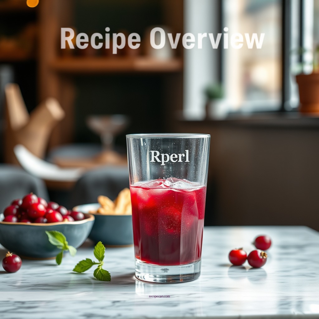 Recipe - recipe cranberry juice