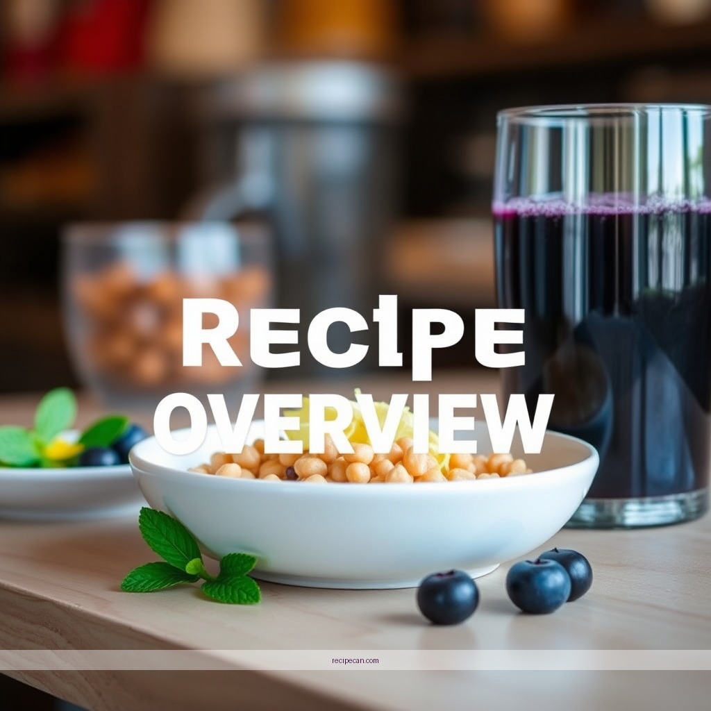 Recipe - recipes with blueberry juice