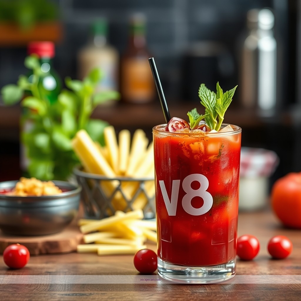 Recipe - bloody mary recipe with v8 juice