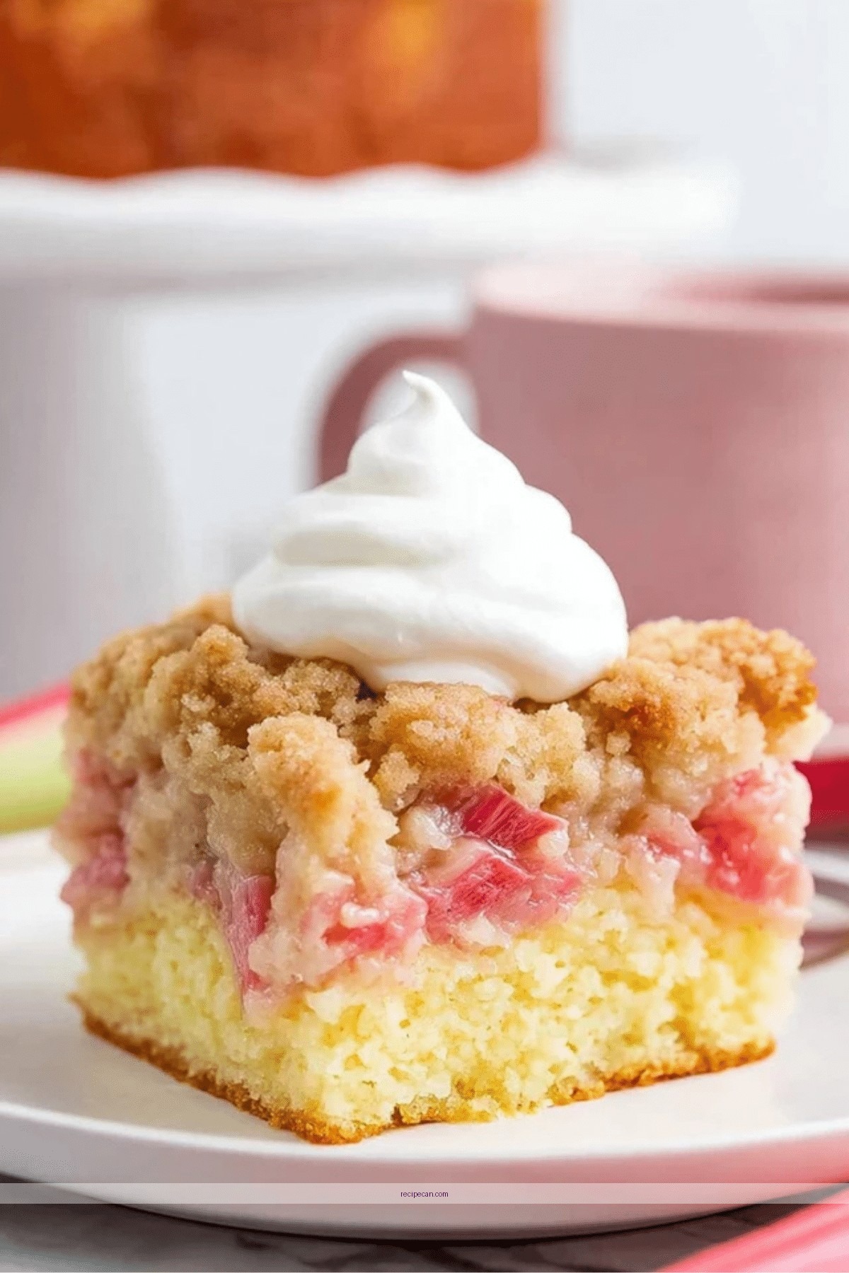 Rhubarb Coffee Cake Ingredients Baking Bowl Rhubarb Coffee Cake Recipe - recipe rhubarb coffee cake