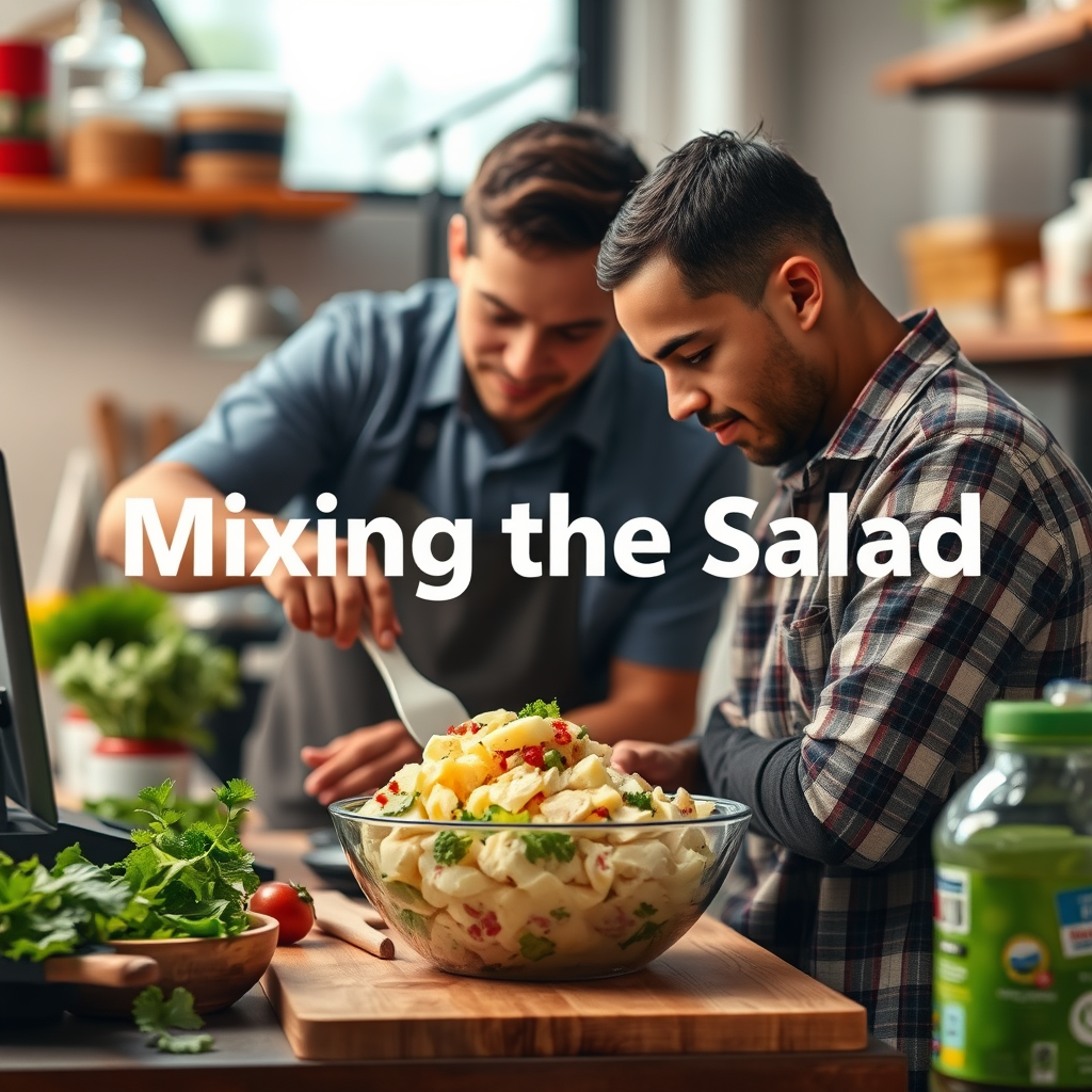 Salad - recipe mayonnaise potato salad