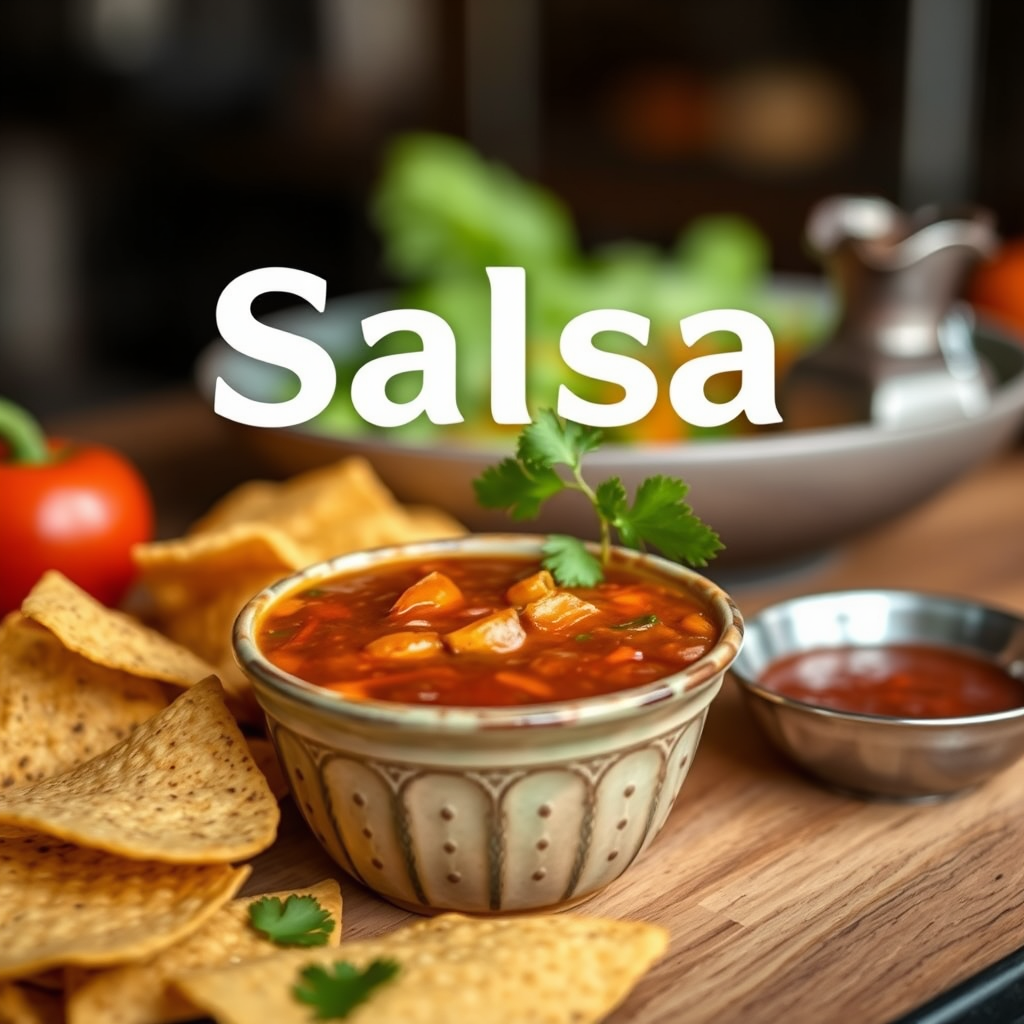 Salsa - recipe for dips for nachos