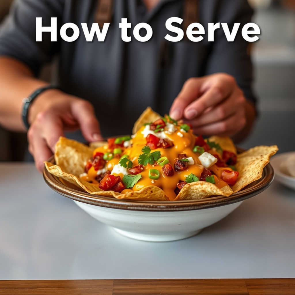 Serve - velveeta cheese nacho recipe