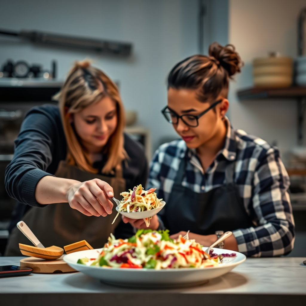 Serving Suggestions - mayonnaise slaw recipe