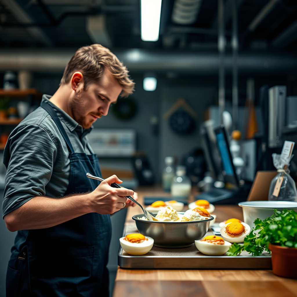 Serving Suggestions - hard boiled eggs mayonnaise recipe