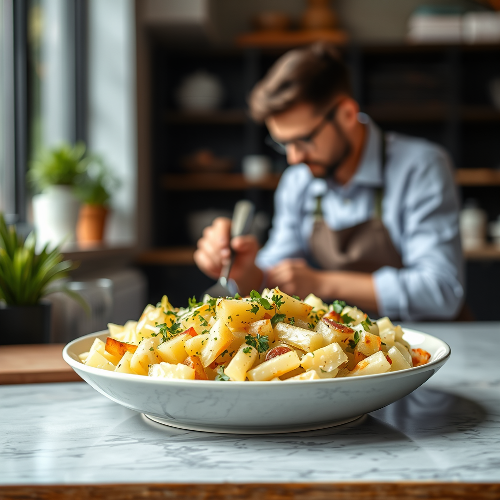 Serving Suggestions - potato and mayonnaise salad recipe