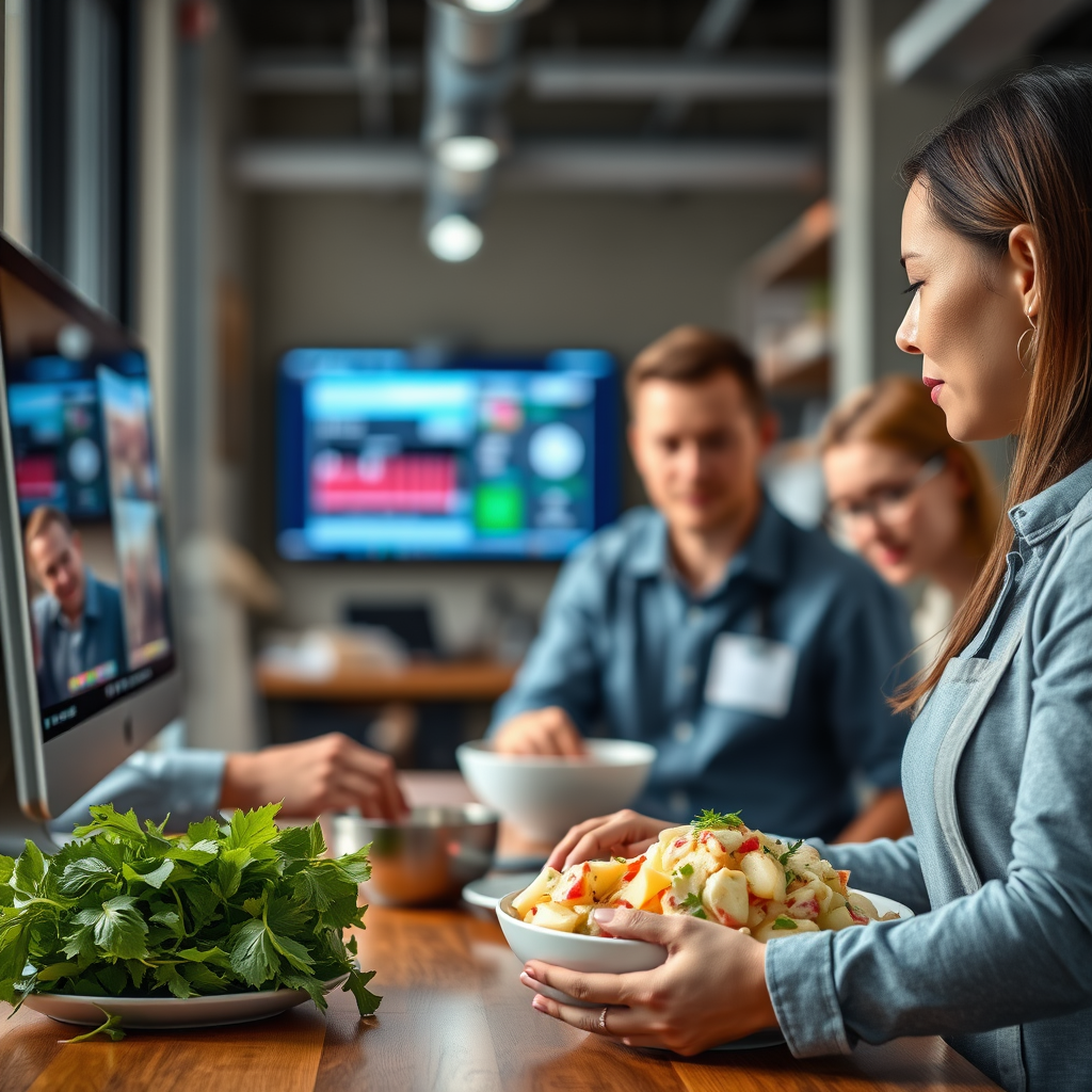 Serving Suggestions - simple potato salad recipe with mayonnaise
