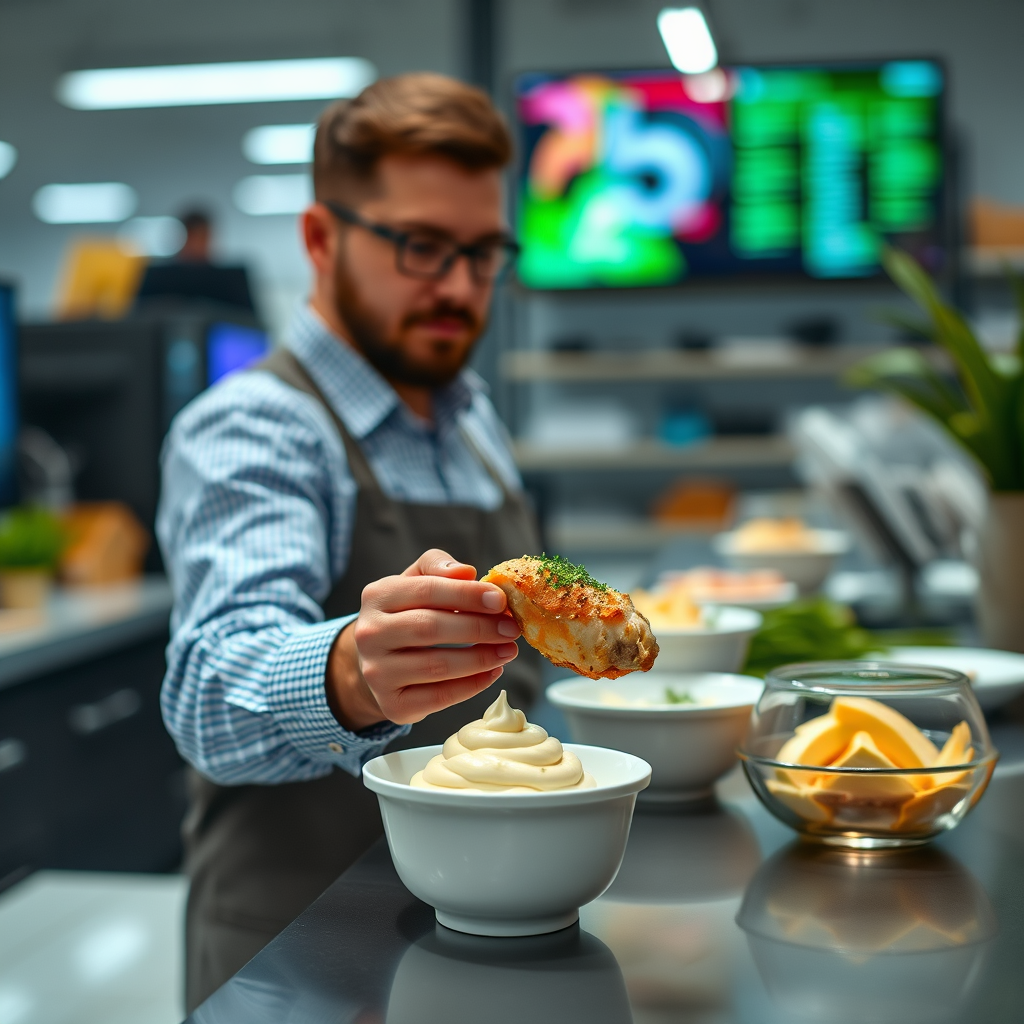 Serving Suggestions - chicken recipe with mayonnaise