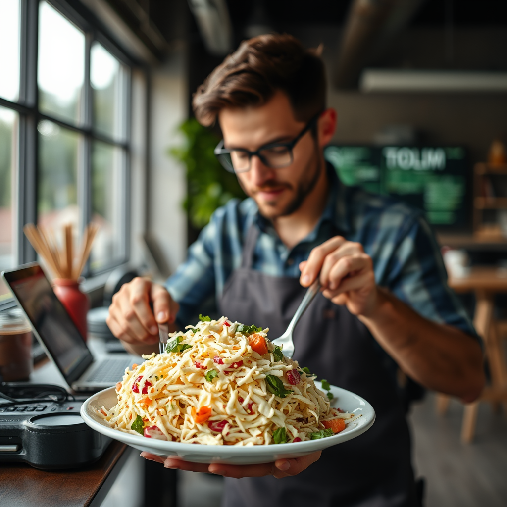 Serving Suggestions - coleslaw recipe with mayonnaise