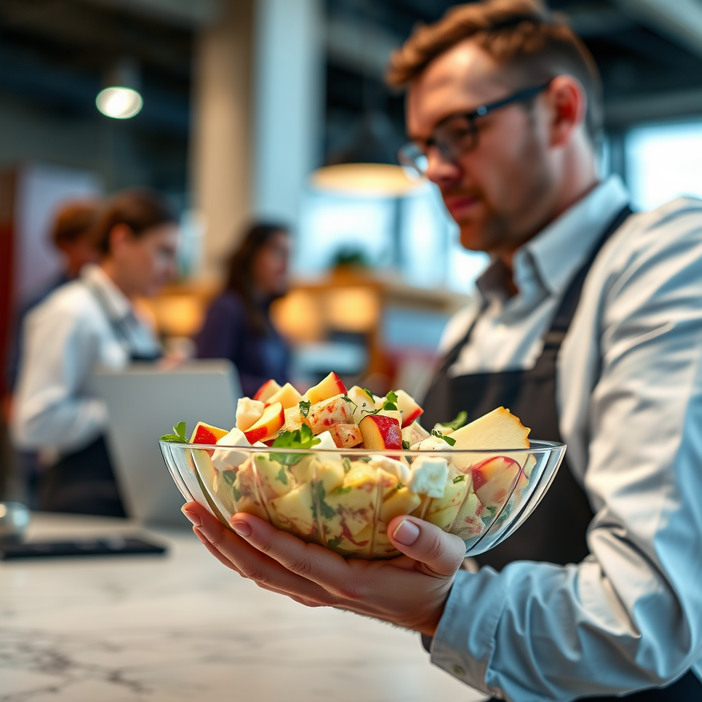 Serving Suggestions - apple salad recipe with mayonnaise