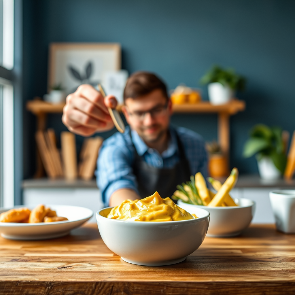 Serving Suggestions - curry mayonnaise recipe