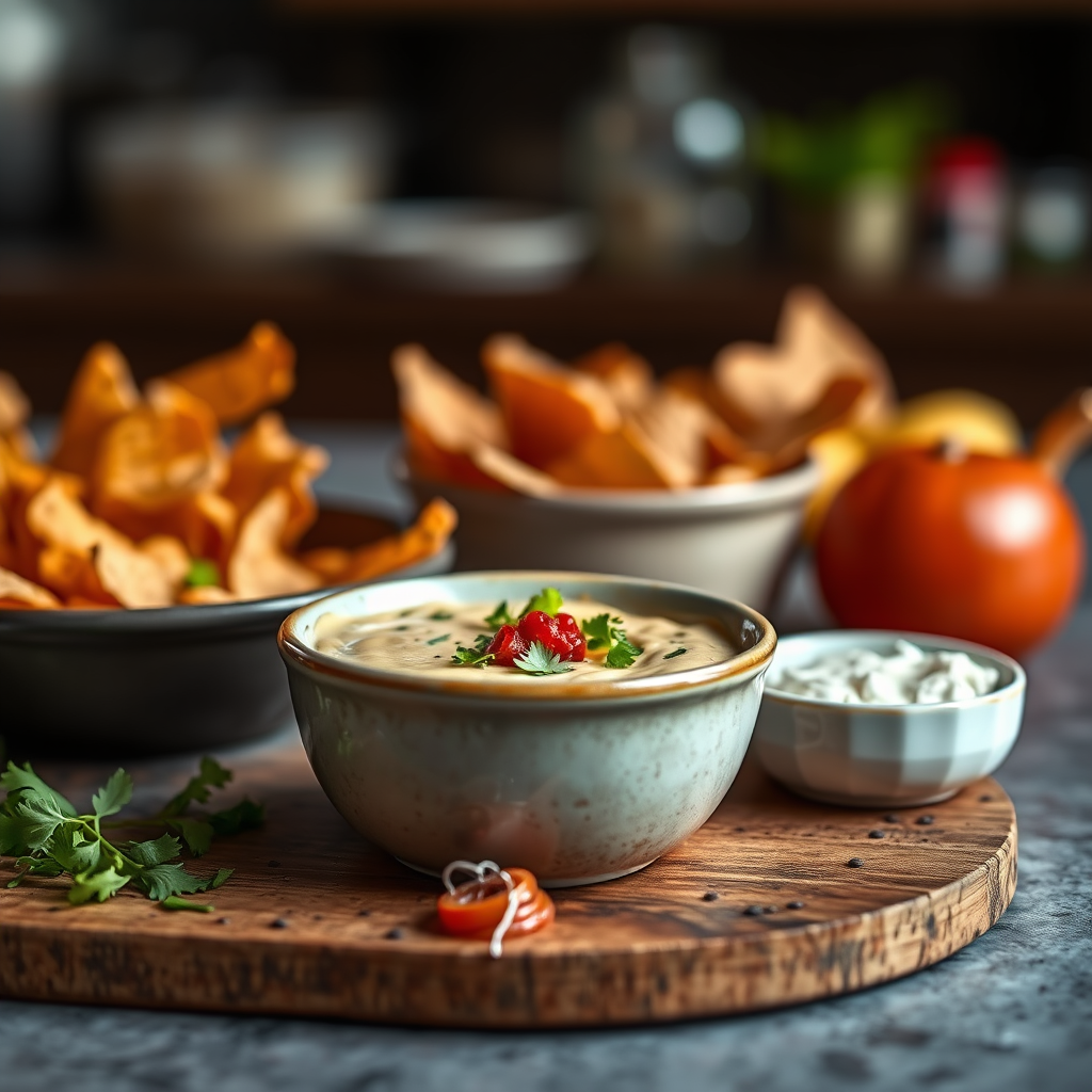 Serving Suggestions - nacho dip recipe