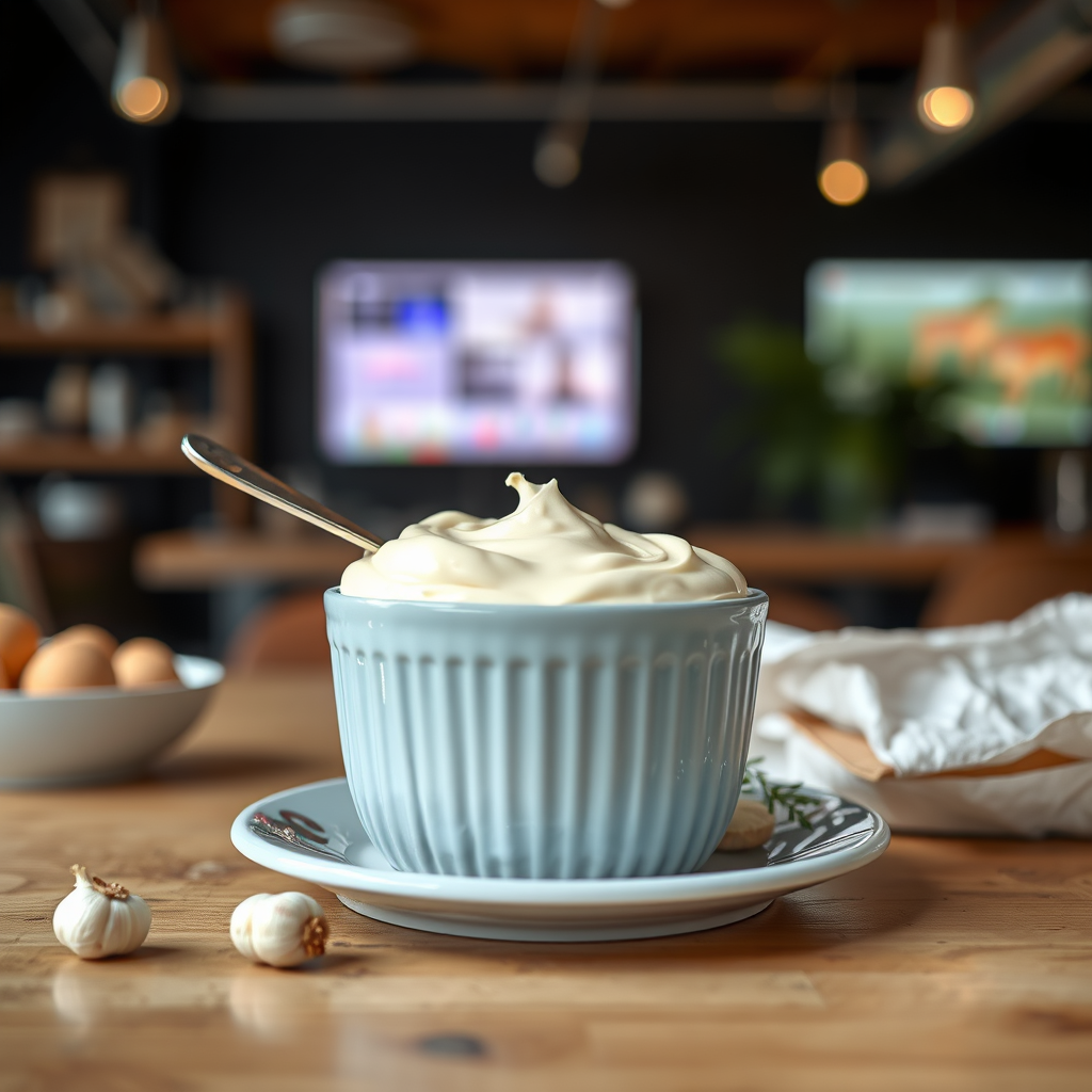 Serving Suggestions - garlic mayonnaise recipe
